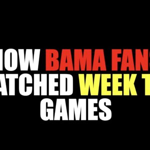How Bama Fans Watched Week Ten Games