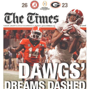 National Title Edition:  GA The Times