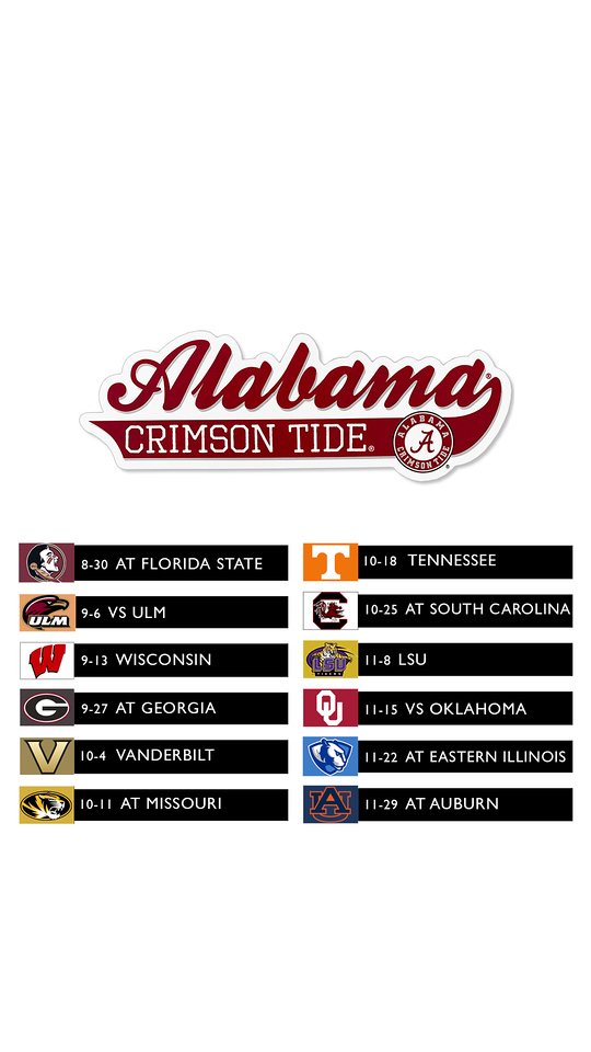 2025 Schedule Wallpaper