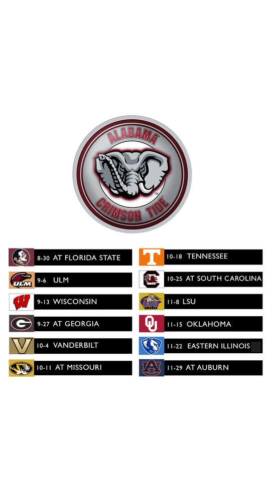 2025 Schedule Wallpaper