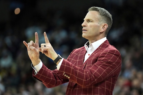 Alabama head coach Nate Oats