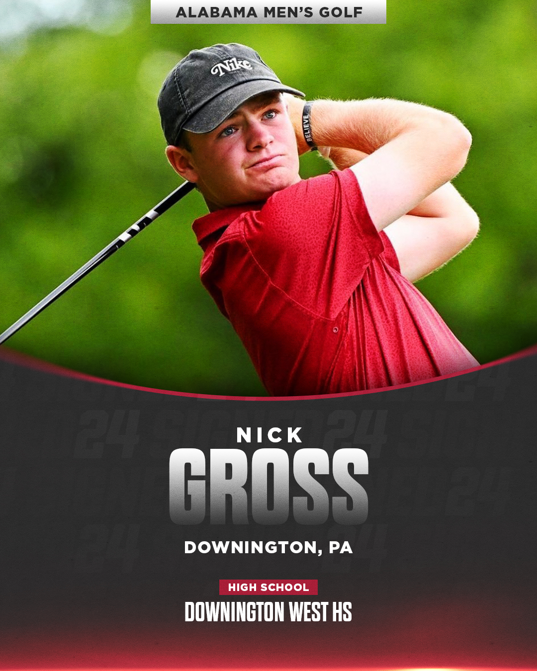 Nick Gross Signing Day Graphic